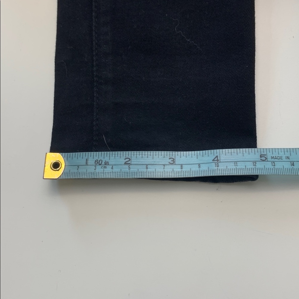 AG Farrah Highrise Skinny Black 26R - Picture 6 of 11